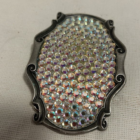 Vintage TRES FLORES RHINESTONE BELT BUCKLES.. - Picture 4 of 6